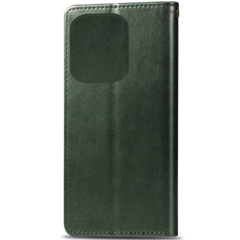Шкіряний чохол-книжка GETMAN Gallant (PU) для TECNO Spark 10 Pro Зелений