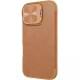 Шкіряний чохол-книжка Nillkin Qin Prop для Apple iPhone 16 (6.1") Brown