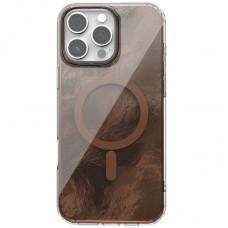 Чохол TPU Shiny Mountain (MagFit) для Apple iPhone 16 Pro (6.3") Chocolate