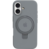 Чохол Silicone Case Full Protective with Ring для Apple iPhone 16 Plus (6.7") Grey