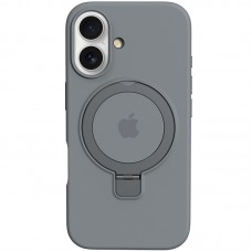 Чохол Silicone Case Full Protective with Ring для Apple iPhone 16 Plus (6.7") Grey