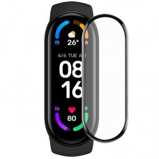 Полімерна плівка 3D (full glue) (тех.пак) для Xiaomi Mi Band 6 Чорний