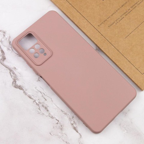 Чохол TPU GETMAN Liquid Silk Full Camera для Xiaomi Redmi Note 11 Pro 4G/5G / 12 Pro 4G Рожевий / Pink Sand