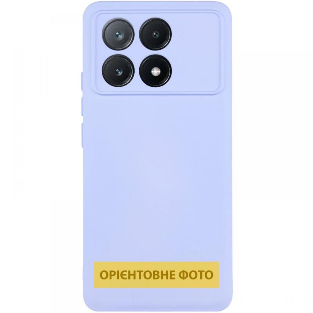 Чохол TPU GETMAN Liquid Silk Full Camera для Xiaomi Poco X6 / Note 13 Pro 5G Бузковий / Light purple Чохол TPU GETMAN Liquid Silk Full Camera для Xiaomi Poco X6 / Note 13 Pro 5G Бузковий / Light purple