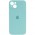 Чохол Silicone Case Full Camera Protective (AA) для Apple iPhone 13 (6.1") Бірюзовий / Marine Green / PVH