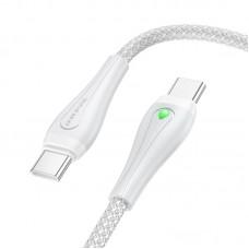 Дата кабель Borofone BX100 Advantage 60W Type-C to Type-C Gray