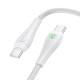 Дата кабель Borofone BX100 Advantage 60W Type-C to Type-C Gray