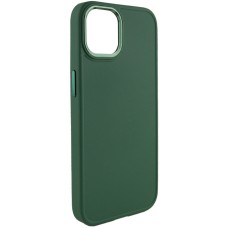 TPU чохол Bonbon Metal Style для Apple iPhone 12 Pro Max (6.7") Зелений / Pine green