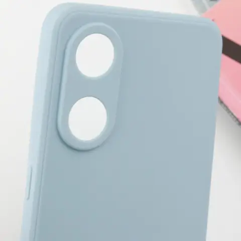 Силіконовий чохол Candy Full Camera для Oppo Reno 8 T 4G Сірий / Smoky Gray