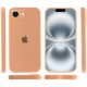 Чохол Silicone Case Full Camera Protective (AA) для Apple iPhone 16e (6.1") Помаранчевий / Cantaloupe