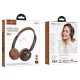 Накладні бездротові навушники Hoco W62 Verso retro Brown