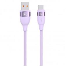 Дата кабель Usams US-SJ631 U85 USB to Type-C 6A (2m) Purple