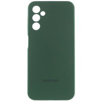 Чохол Silicone Cover Lakshmi Full Camera (AA) with logo для Samsung Galaxy A16 4G/5G Зелений / Dark green