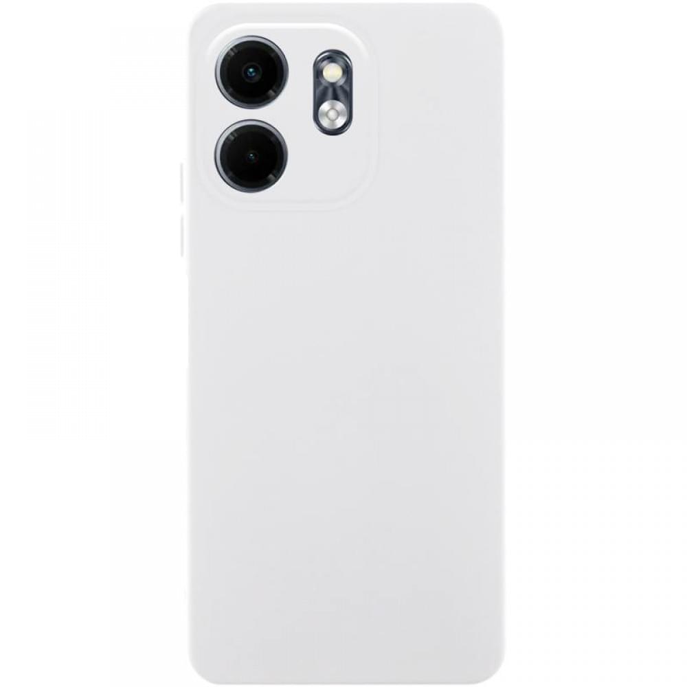 Чохол TPU GETMAN Liquid Silk Full Camera для Motorola Moto G55 5G Білий / White