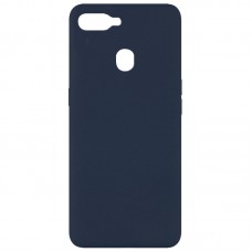 Чохол Silicone Cover Full without Logo (A) для Oppo A5s / Oppo A12 Синій / Midnight blue