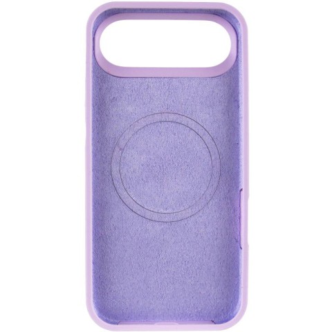 Чохол Silicone Case Full Protective (AA) V2 with MagSafe для Apple iPhone 17 Air (6.5") Бузковий / Lilac