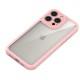 TPU чохол Transparent + Colour 1,5mm для Apple iPhone 15 Pro Max (6.7") Pink