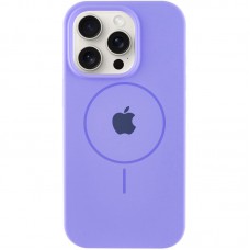 Чохол Silicone Case Full Protective (AA) with MagSafe для Apple iPhone 15 Pro (6.1") Бузковий / Lilac