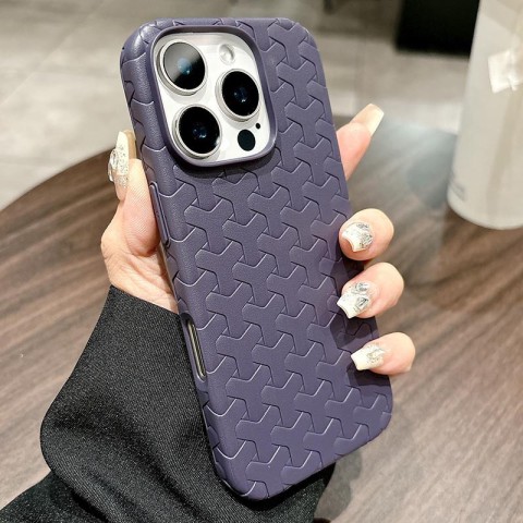 Чохол TPU Weaving для Apple iPhone 16 Pro (6.3") Purple