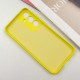 Чохол Silicone Cover Lakshmi Full Camera (A) для Samsung Galaxy S24 Жовтий / Flash