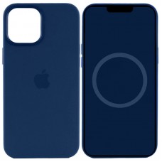 Чохол Silicone case (AAA) with Magsafe and Animation для Apple iPhone 15 Pro Max (6.7") Синій / Storm Blue