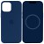 Чохол Silicone case (AAA) with Magsafe and Animation для Apple iPhone 15 Pro Max (6.7") Синій / Storm Blue
