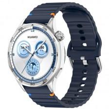 Силіконовий ремінець Wavy для Smart Watch 22mm Midnight Blue