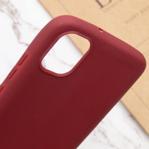 Силіконовий чохол Candy для Samsung Galaxy A04e Бордовий