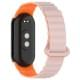 Ремінець Dual-color Magnetic для Xiaomi Mi Band 9/8/10 Light Pink / Orange