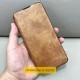 Шкіряний чохол-книжка Belora для Xiaomi Redmi 13C / Poco C65 Brown