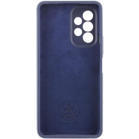 Чохол Silicone Cover Lakshmi Full Camera (AAA) для Samsung Galaxy A13 4G Темно-синій / Midnight blue