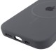 Чохол Silicone Case Full Protective (AA) with MagSafe для Apple iPhone 12 Pro / 12 (6.1") Сірий / Dark Gray