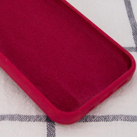 Чохол Silicone Case Full Protective (AA) NO LOGO для Apple iPhone 15 Plus (6.7") Червоний / Rose Red
