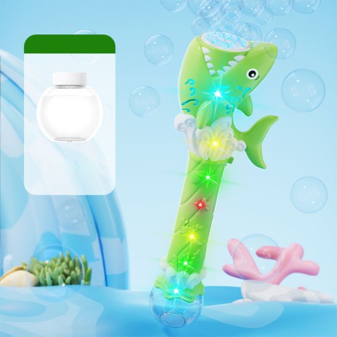 Пістолет з мильними бульбашками H038 Shark + bottle 50ml Green