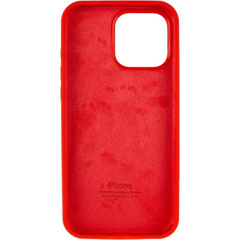 Чохол Silicone Case Full Protective (AA) для Apple iPhone 15 Pro Max (6.7") Червоний / Red