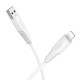 Дата кабель Borofone BX119 New USB to Lightning 2.4A (1m) White
