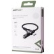 Аудіо кабель Aux Acefast C1-07 (Type-C to AUX 3.5mm) (1m) Black
