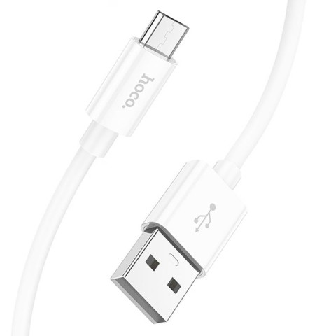 Дата кабель Hoco X87 Magic silicone USB to MicroUSB (1m) White