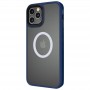 TPU+PC чохол Metal Buttons with MagSafe для Apple iPhone 13 Pro Max (6.7") Синій