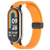 Ремінець Line Magnetic для Xiaomi Mi Band 9/8/10 Помаранчевий / Orange