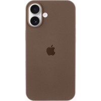 Чохол Silicone Case Full Protective (AA) для Apple iPhone 16 (6.1") Коричневий / Brown