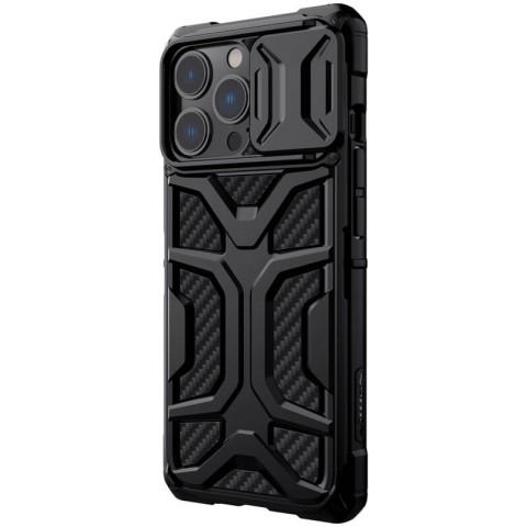TPU+PC чохол Nillkin CamShield Adventurer (шторка на камеру) для Apple iPhone 13 Pro (6.1") Чорний