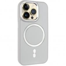 Шкіряний чохол SnapCase with MagSafe для Apple iPhone 15 Pro (6.1") Grey