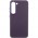 Шкіряний чохол Bonbon Leather Metal Style для Samsung Galaxy S22+ Фіолетовий / Dark Purple