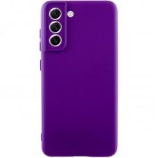 Чохол TPU GETMAN Liquid Silk Full Camera для Samsung Galaxy S21 Фіолетовий / Ultra Violet