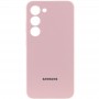 Чохол Silicone Cover Lakshmi Full Camera (AAA) with Logo для Samsung Galaxy S24 Рожевий / Pink Sand