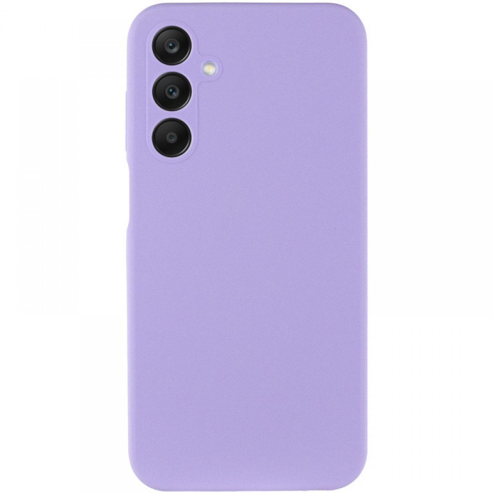 Чохол Silicone Cover Lakshmi Full Camera (AA) для Samsung Galaxy A25 5G Бузковий / Dasheen