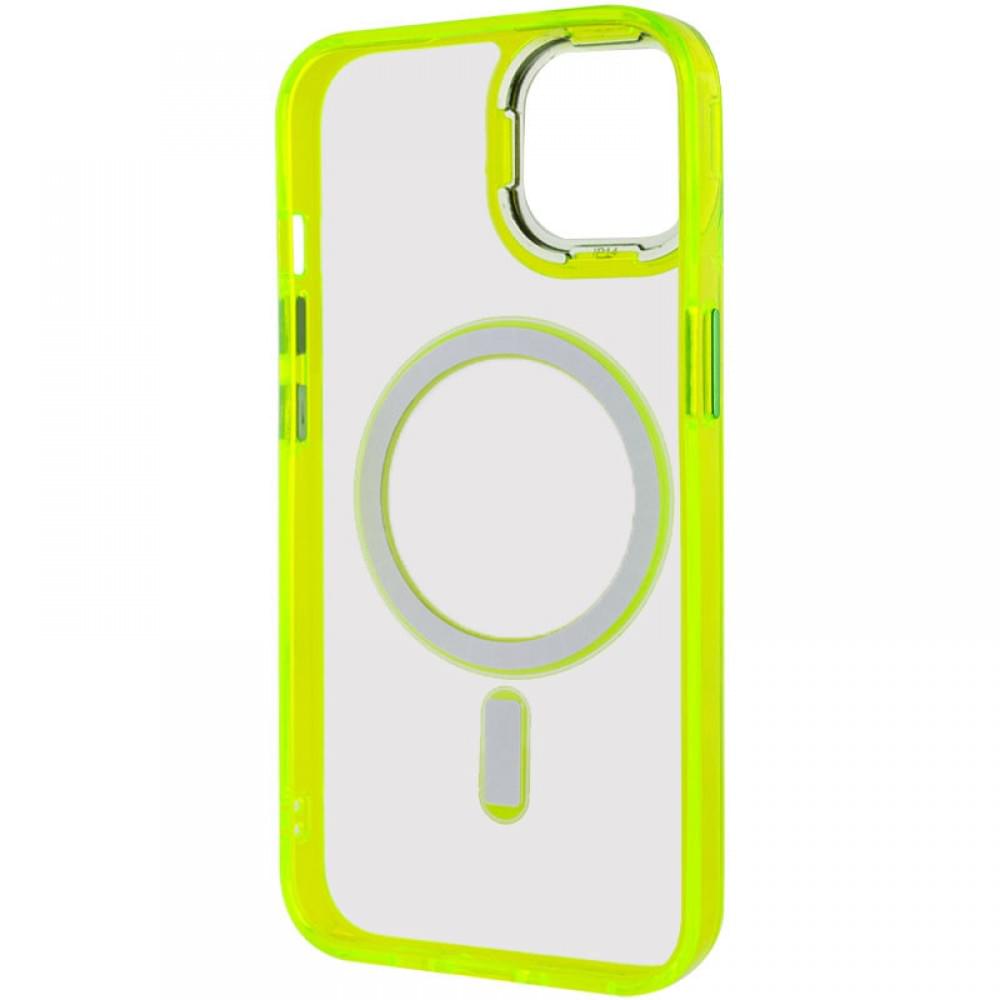 Чохол TPU Iris with MagSafe для Apple iPhone 12 Pro Max (6.7") Жовтий