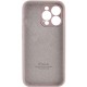 Чохол Silicone Case Full Camera Protective (AA) для Apple iPhone 15 Pro Max (6.7") Сірий / Lavender