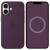 Чохол Silicone case (AAA) with Magsafe and Animation для Apple iPhone 16 Plus (6.7") Plum
